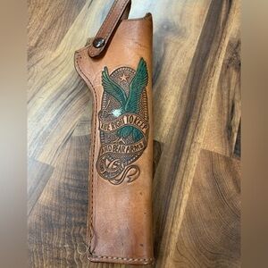 Leathercraft AA&E 6083 1983 Gun Holster Eagle 2nd Amendment Vintage